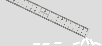 Une action mécanique à distance : l'interaction électrostatique entre une règle frottée et les morceaux d'un papier léger (essuie-tout)