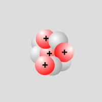 noyau seul de l'atome de béryllium - Be